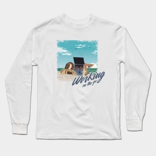 Working on the go Long Sleeve T-Shirt